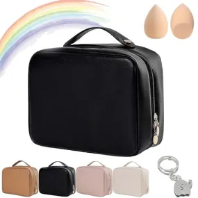 2024 New Consulbefor Bag - Toiletry Cosmetics Bag Consulbefor, Multi-Compartment Toiletry Cosmetics Bag - Consulbefor, Pu Leather Portable Storage Bag, PU Leather Large Capacity & Portable (A)