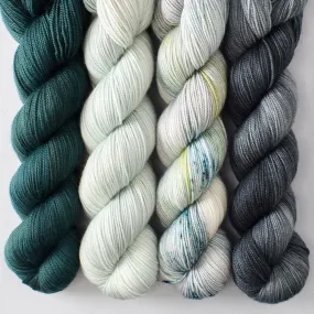 Ammo, Gentle Rain, Mother Earth, Topaz - Yummy 2-Ply Quartet - Babette