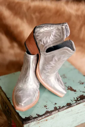 Metallic Ankle Boots