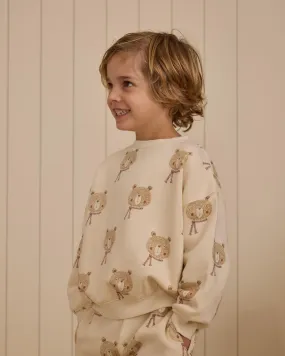 Baby Unisex Sets | 2PCS: Relaxed Sweatshirt and Joggers Set - Bears | Rylee and Cru