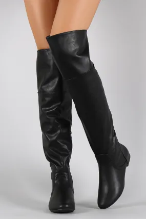 Studded Knee - High Boots