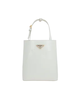 Brushed Leather Logo Tote