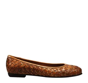 Handwoven Leather Flats