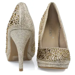 Glitter Evening Shoes