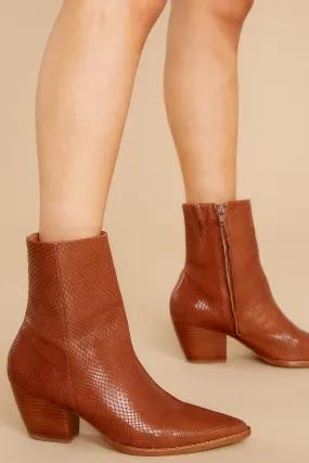 Snake Print Boots