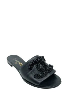 Beaded Leather Sandals