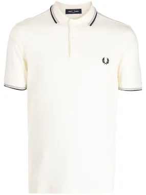 contrast-trim cotton polo shirt