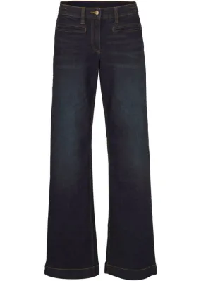Trendy High-Waist Jeans