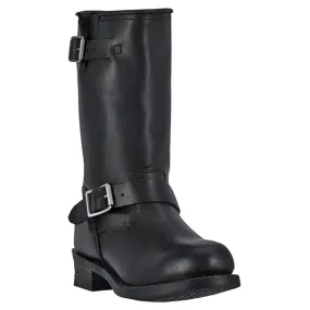 Dingo Men's Black Leather Engineer Boot DI19040