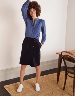 Eloise Mini Skirt-Navy