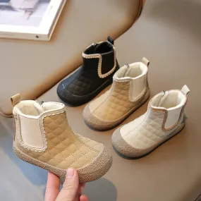 Girls Non-Slip, Waterproof And Warm Ankle Length Boots