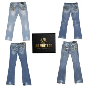 HD179 Ladies Y2K Miss Me Flared Jeans -  10 pcs