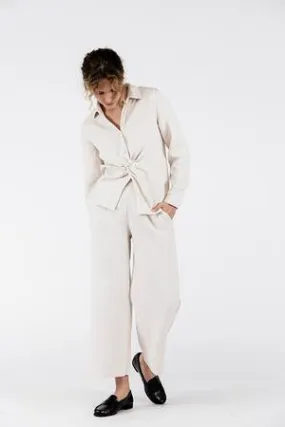 Relaxed Boot-Cut Trousers