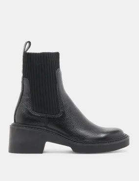 Waterproof Leather Rain Boots