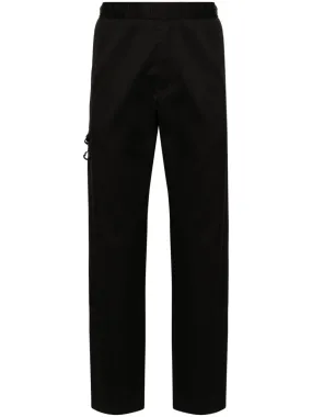logo-patch trousers