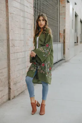 Long-Sleeve Kimono