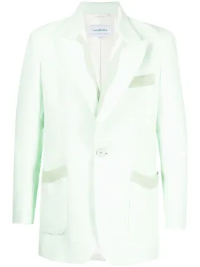 Memphis Pinstripe Single Breasted Rib Blazer