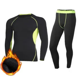 Men's Compression Thermal Underwear Long Johns Workout Sets