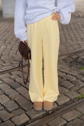 Wide-Legged Slacks