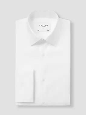 Non-Iron White Dress Shirt - Classic Collar