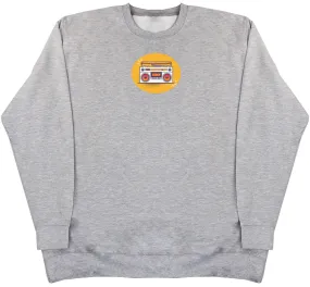 Orange Cassette - Huge Oversized Comfy Original Sweater