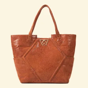 Paint The Town Tote in Sahara Serpentine