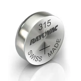 Rayovac 315 Watch Battery Sr716Sw Swiss Made Silver Oxide - All Pack