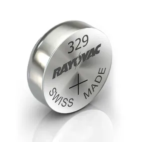 Rayovac 329 Watch Battery SR731SW Swiss Made Silver Oxide - All Pack