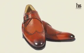 Single Strap Brogue Monk