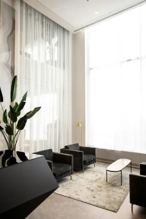 Sleek Linen Lamp