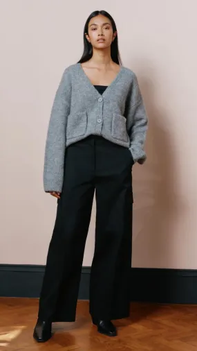 Professional Wide-Leg Trousers