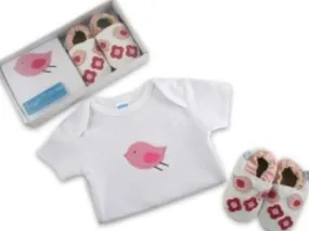 Snuggle Feet Gift Set Pretty Birds 6-12 Months