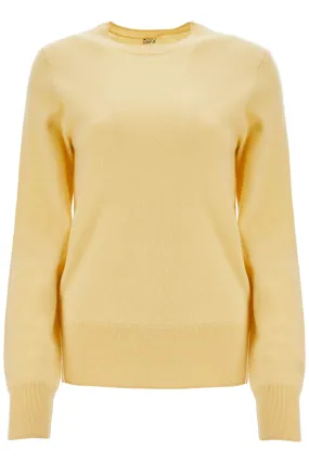 soft yellow cashmere sweater crew neck 242 WRT1734 YA0016 SOFT YELLOW