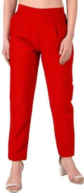 Wide-Leg Slacks