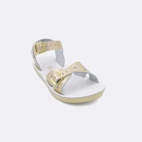 Gold Strap Sandals