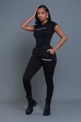 High-Waisted Joggers
