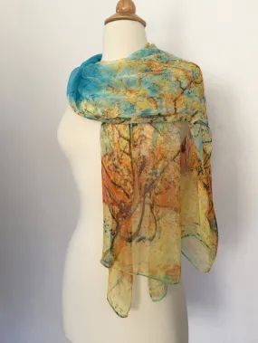 Colorful Bright Scarves
