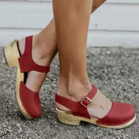 Women's Closed-Toe Thick-Soled Sandals 02132294C